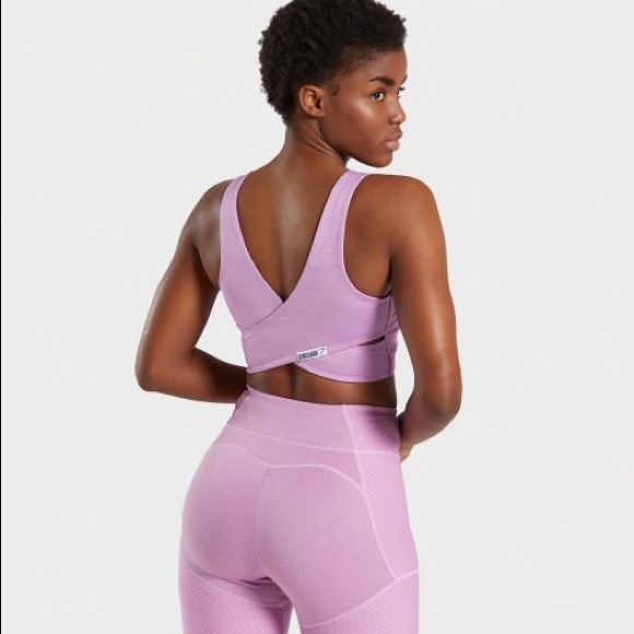 Gymshark Tops - NEW Gymshark True Texture Sports Bra, Pink, size S